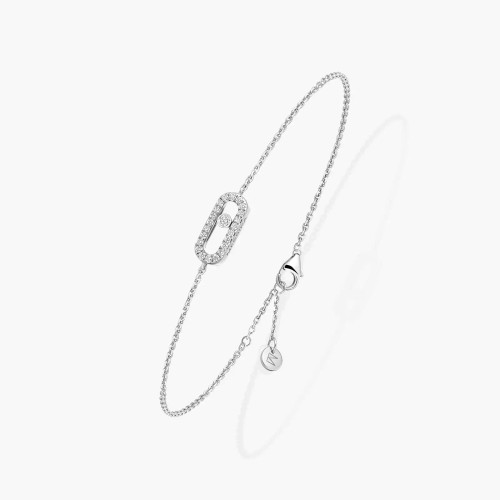 Messika Care(s) Pavé Bracelet White Gold Diamond Bracelet
