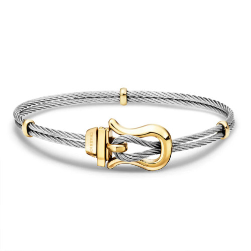 Charriol Steel Yellow Gold Bonifacio Bangle