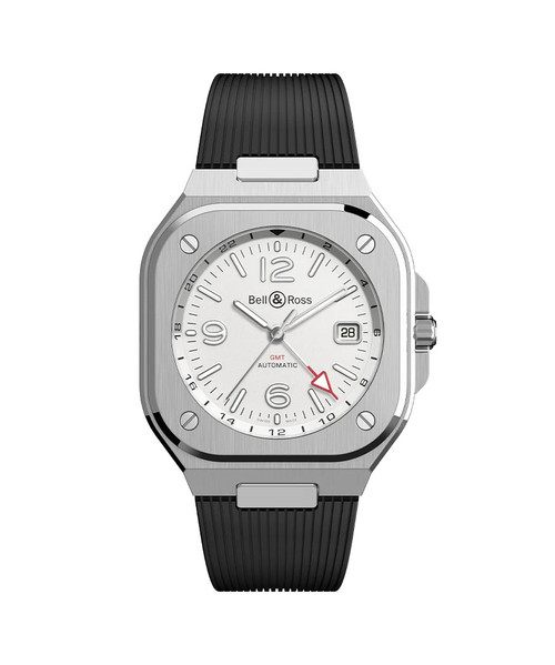 Bell & Ross BR 05 GMT Silver Steel BR05G-SI-ST/SRB