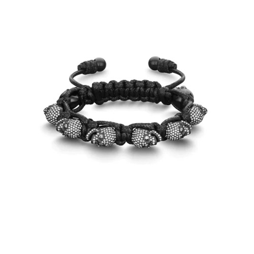 Bomberg Skully Crystals - Black & White