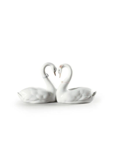 Lladro Endless Love Swans Figurine