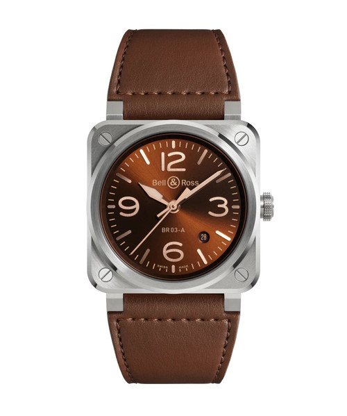 Bell & Ross BR 03 Auto Golden Heritage Steel & Gold BR03A-GH-ST/SCA