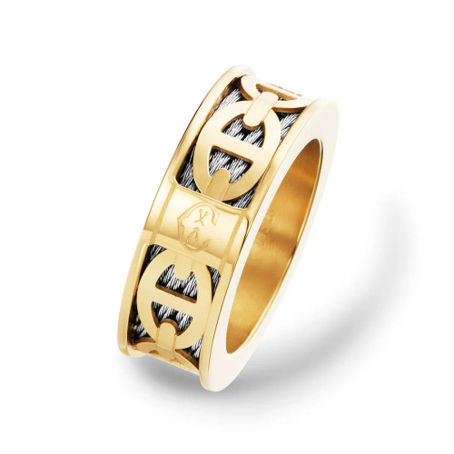Charriol Yellow Gold Forever™ Marine ring