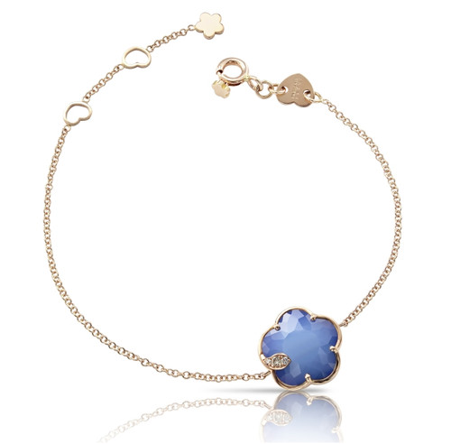 Petit Joli Bracelet in 18k Rose Gold with Blue Moon