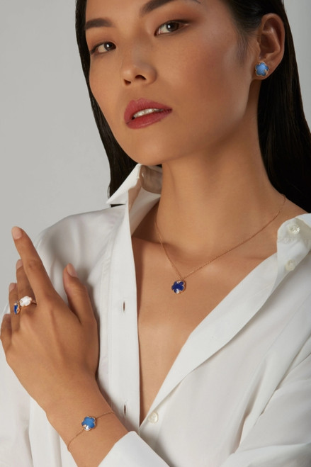 Petit Joli Bracelet in 18k Rose Gold with Blue Moon