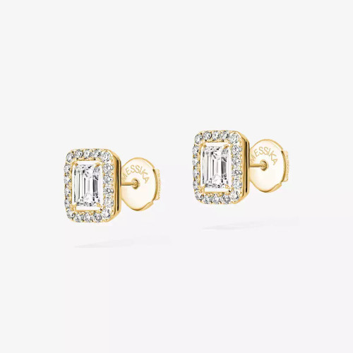 Messika Joy emerald-cut diamond earrings, small