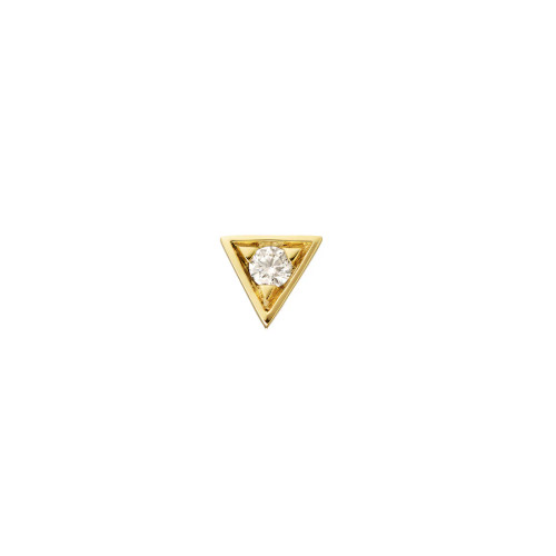 Akillis Capture Me diamond earring Yellow gold
