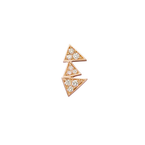 Akillis Capture Me diamonds earring Rose gold