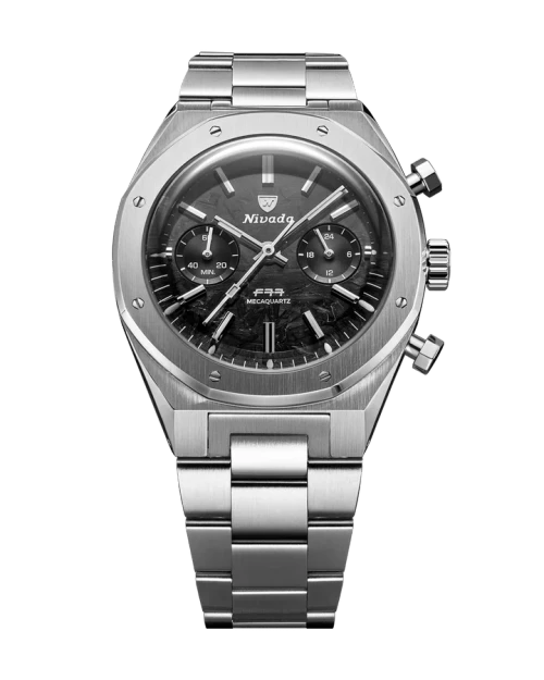 Nivada Grenchen F77 SST Chrono Mecaquartz Carbon MK2 - 38MM