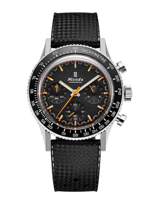 Nivada Grenchen Chronoking Mecaquartz Racing Carbon