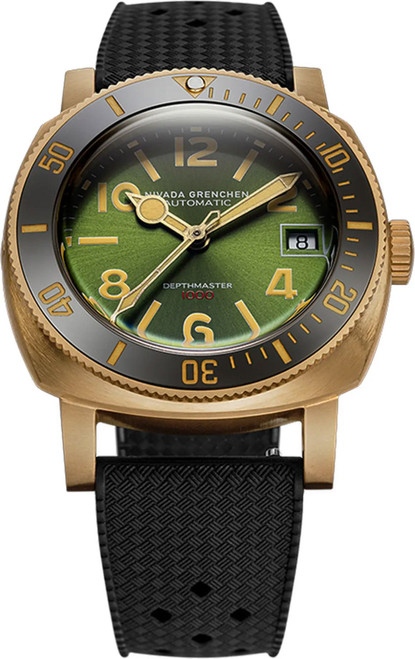 Nivada Grenchen Depthmaster Bronze Green