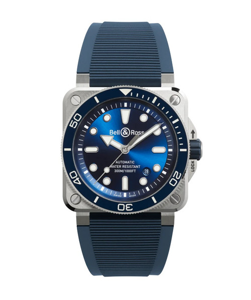 Bell & Ross BR 03 Diver Blue Steel BR03A-D-BLU-STSR
