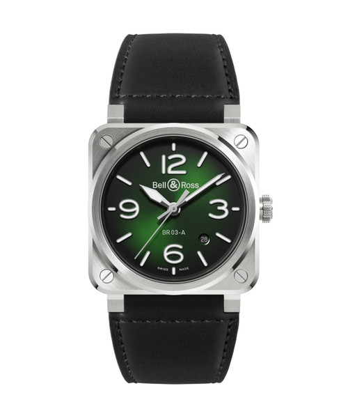 Bell & Ross BR 03 Auto Green Steel BR03A-GN-ST/SCA