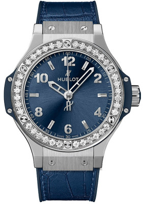 Hublot Big Bang Steel Blue Diamonds 38mm