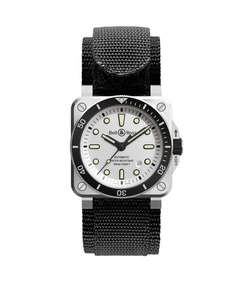 Bell & Ross BR 03 Diver White Steel BR0392DWHSTSRB