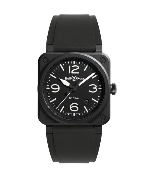 Bell & Ross BR 03 Auto Black Ceramic BR03A-BL-CE/SRB