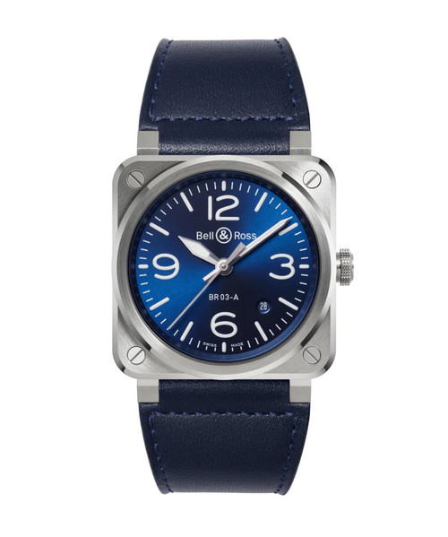 BR 03 Auto Blue Steel BR03A-BLU-ST/SCA