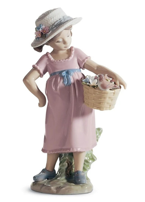 Lladro You're so Cute! Girl Figurine