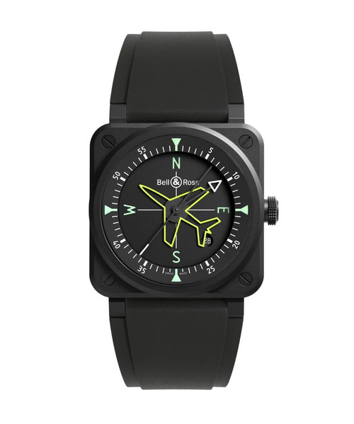 Bell & Ross BR 03 Auto Compass Ceramic BR03A-CPS-CE/SRB