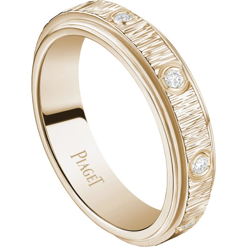 Piaget Possession "Decor Palace" Ring Rose Gold 8 Diamonds