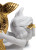 Lladro Playing at Sea Mermaid Figurine. Golden Lustre
