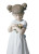 Lladro Flowers For Mommy Girl Figurine