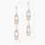 Messika Move Link transformable earrings Pink Gold Diamond Earrings