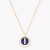 Messika Lapis Lazuli Lucky Move MM Yellow Gold Diamond Necklace