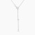 Yoko Sleek 18K White Gold Pearl and Diamond Circle Pendant 4.5-5mm