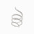 Djula 18K White Gold Graphique Spiral Ring