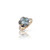 Pasquale Bruni Petit Joli Lunaire 18k Rose Gold Ring With Lunar Night Blue Gem