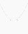Persée White Gold Danaé Five Diamonds Necklace