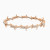Djula Barbelé Diamond Pave Bangle Rose Gold