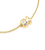 Tous Silver Vermeil Areia Bracelet With Multicolored Gemstones