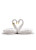 Lladro Endless Love Swans Figurine. Golden Luster