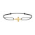 Akillis Python diamonds cord bracelet Yellow gold