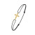 Akillis Python diamonds cord bracelet Yellow gold