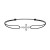 Akillis Python Diamonds Cord Bracelet White gold