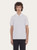 Ferragamo Polo with Zip Collar White