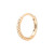 Persée  Single Earring Pave Hoop Rose Gold