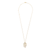 Akillis Talisman Harmony Dream Catcher Necklace Yellow Gold, Mother of Pearl & Diamonds | PTL0011