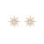 Djula Soleil Stud Earrings Yellow Gold