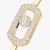 Messika So Move Pavé Yellow Gold Bracelet