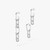 Messika White Gold Move Link Convertible Earrings