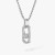 Messika So Move Pavé White Gold Necklace
