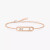 Messika Pink Gold Move Classique Ciselé Bracelet