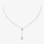 Messika My Twin tie necklace 2x 0.10ct