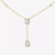 Messika My Twin tie necklace 2x 0.10ct