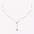 Messika My Twin tie necklace 2x 0.10ct