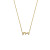 Akillis Capture Me diamonds necklace Yellow gold